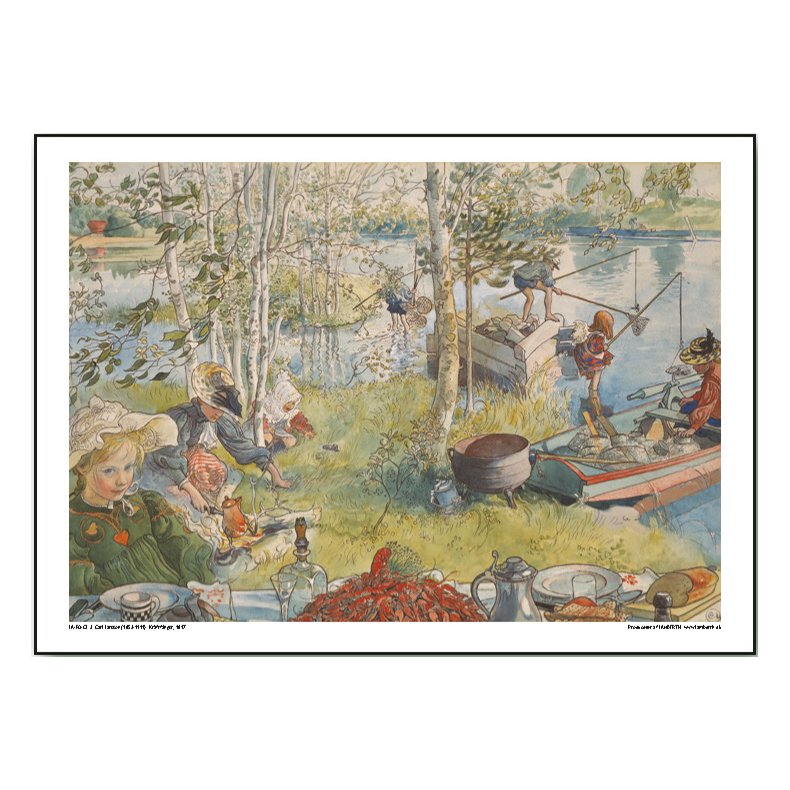 Carl Larsson plakat 30x40cm