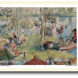 Carl Larsson plakat 30x40cm i ramme