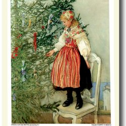 Carl Larsson plakat 30x40cm i ramme