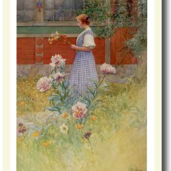 Carl Larsson plakat 30x40cm i ramme