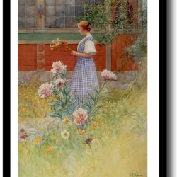 Carl Larsson plakat 30x40cm i ramme