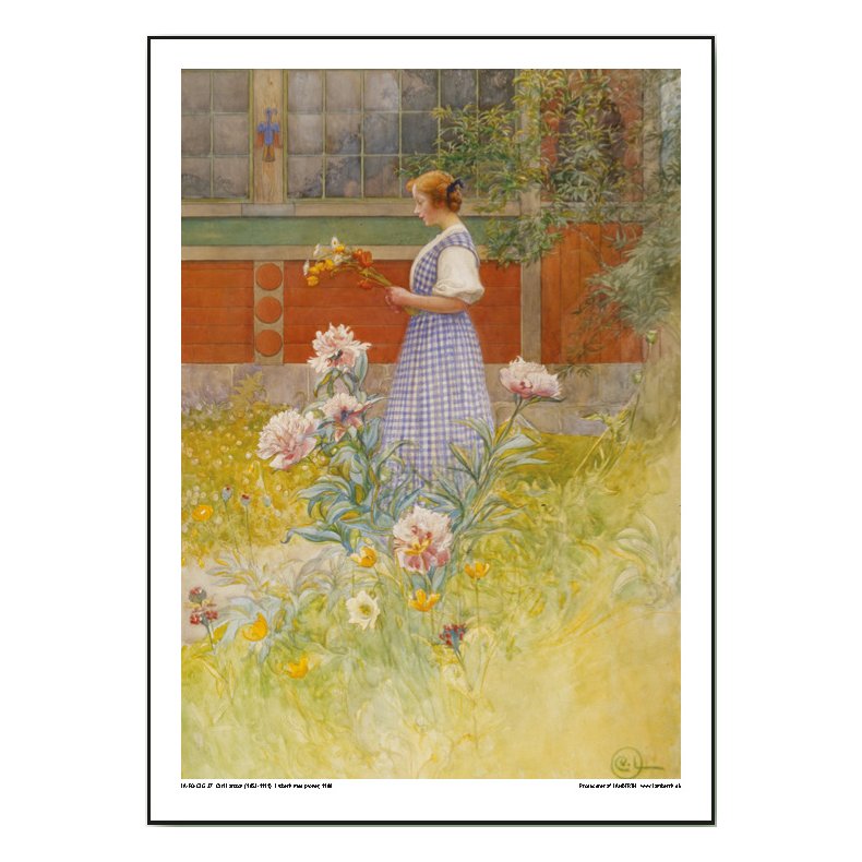 Carl Larsson plakat 30x40cm