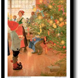 Carl Larsson plakat 30x40cm i ramme