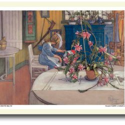 Carl Larsson plakat 30x40cm i ramme