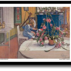 Carl Larsson plakat 30x40cm i ramme