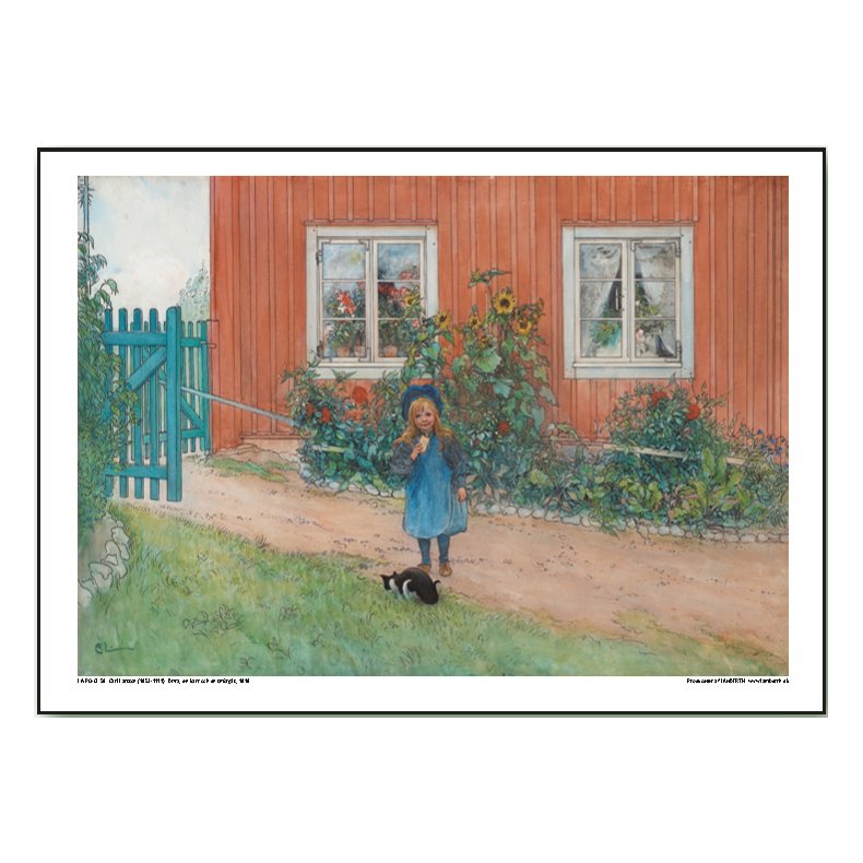 Carl Larsson plakat 30x40cm