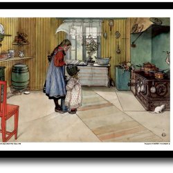 Carl Larsson plakat 30x40cm i ramme