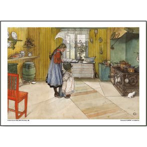 Carl Larsson plakat 30x40cm