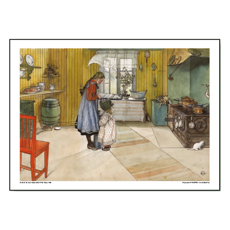Carl Larsson plakat 30x40cm