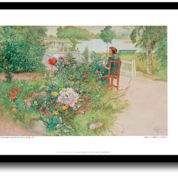 Carl Larsson plakat 30x40cm i ramme