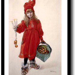 Carl Larsson plakat 30x40cm i ramme