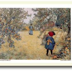 Carl Larsson plakat 30x40cm i ramme