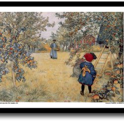 Carl Larsson plakat 30x40cm i ramme