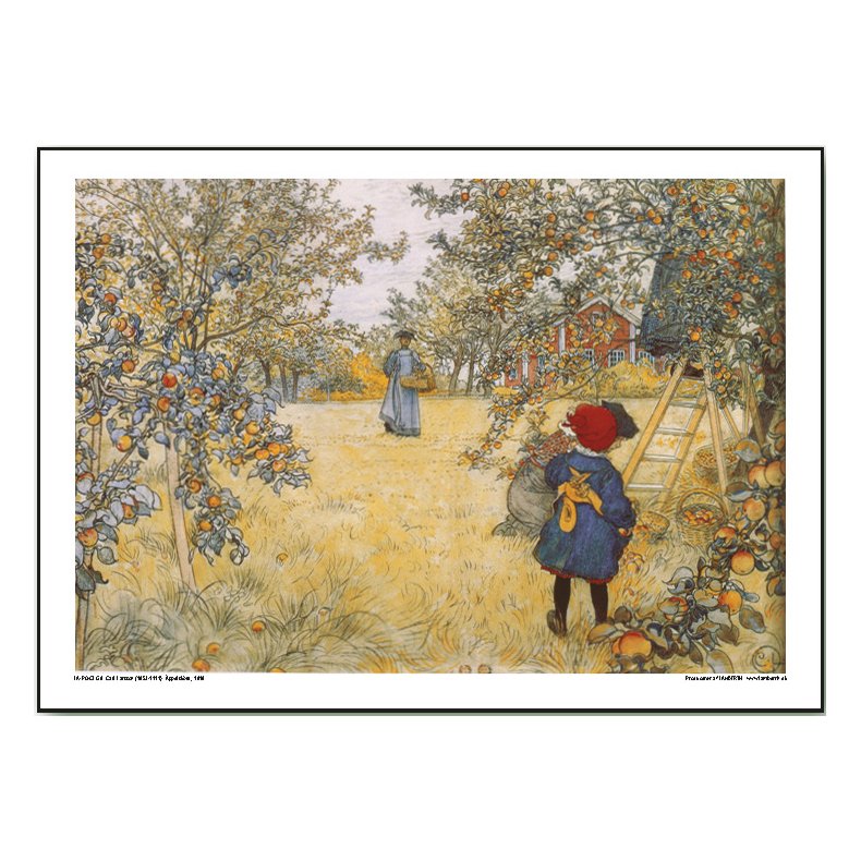 Carl Larsson plakat 30x40cm
