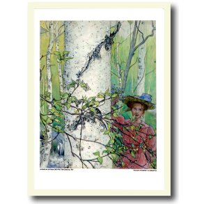 Carl Larsson plakat 30x40cm i ramme