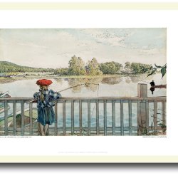 Carl Larsson plakat 30x40cm i ramme