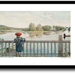 Carl Larsson plakat 30x40cm i ramme