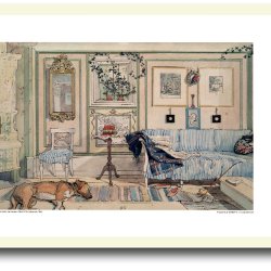 Carl Larsson plakat 30x40cm i ramme