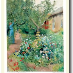 Carl Larsson plakat 30x40cm i ramme