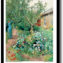 Carl Larsson plakat 30x40cm i ramme