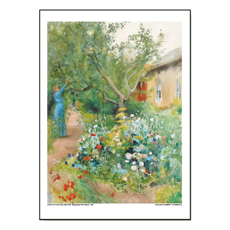 Carl Larsson plakat 30x40cm