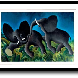 Scherfig plakat 30x40cm i ramme