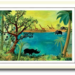 Scherfig plakat 30x40cm i ramme