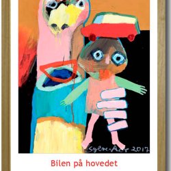 Leif Sylvester plakat 30x40cm i ramme