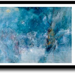 Oluf Hst poster 30x40cm in frame