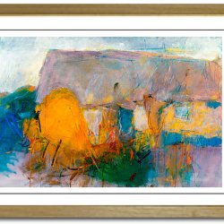 Oluf Hst plakat 30x40cm i ramme