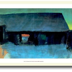 Oluf Hst poster 30x40cm in frame