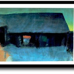 Oluf Hst poster 30x40cm in frame