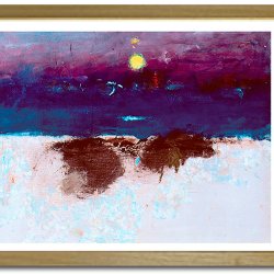 Oluf Hst poster 30x40cm in frame