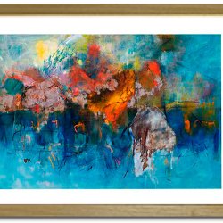 Oluf Hst plakat 30x40cm i ramme