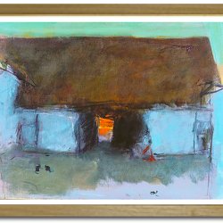 Oluf Hst plakat 30x40cm i ramme