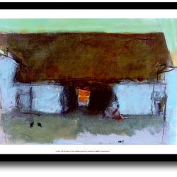 Oluf Hst poster 30x40cm in frame