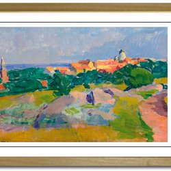 Oluf Hst plakat 30x40cm i ramme