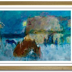 Oluf Hst poster 30x40cm in frame