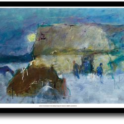 Oluf Hst poster 30x40cm in frame