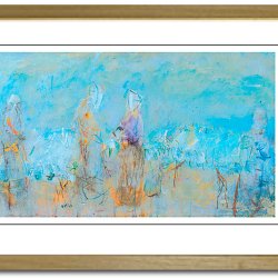 Oluf Hst poster 30x40 in frame