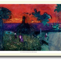 Oluf Hst poster 30x40cm in frame