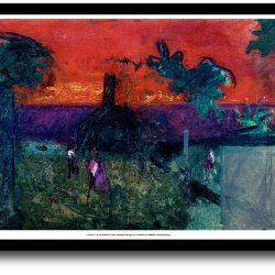 Oluf Hst poster 30x40cm in frame