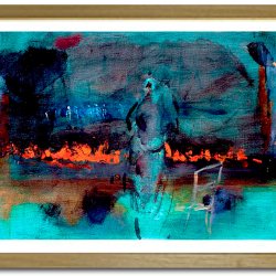 Oluf Hst plakat 30x40cm i ramme