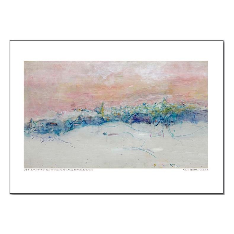 Oluf Hst plakat 30x40cm