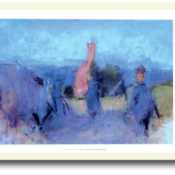 Oluf Hst poster 30x40cm in frame