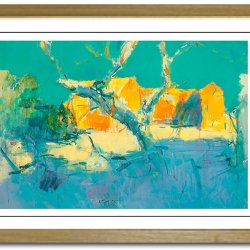 Oluf Hst plakat 30x40cm i ramme