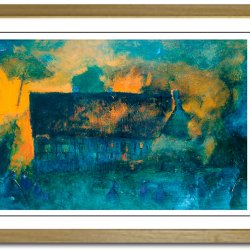 Oluf Hst plakat 30x40cm i ramme