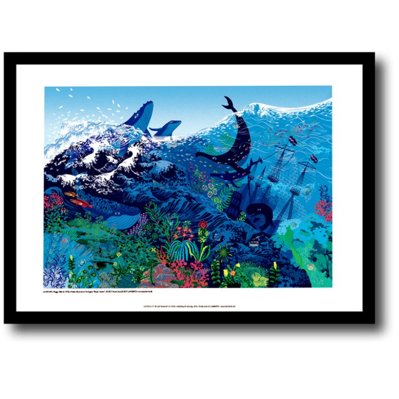 Peggy Nille plakat 30x40cm i ramme