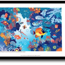 Peggy Nille plakat 30x40cm i ramme