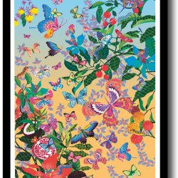 Peggy Nille poster 30x40cm in frame